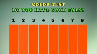 How Good Are Your Eyes Color Test  Optical illusions Eye Test 3 [upl. by Errecart]