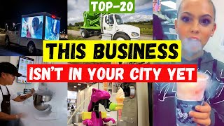 20 PROFITABLE BUSINESS IDEAS 2024 Business franchises [upl. by Scarrow101]