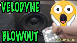 SPEAKER BLOWOUTS  VELODYNE EQMAX Subwoofer [upl. by Acinahs]