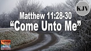 Matthew 112830 Song quotCome Unto Mequot  Esther Mui Scripture Worship with Lyrics [upl. by Zipporah520]