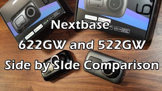 Nextbase 622GW  522GW Comparison [upl. by Ultann]