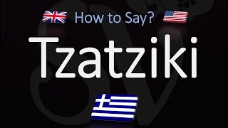 How to Pronounce Tzatziki Sauce CORRECTLY [upl. by Hock]