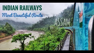 TRAIN TO AGARTALA  Beautiful Humsafar Express Complete Journey Through Scenic North East India [upl. by Terag198]