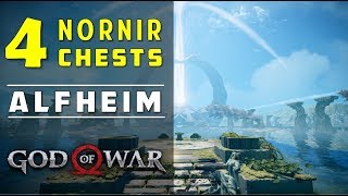 How to Open all the Nornir Chests in Alfheim  Location amp Solution  God of War PS4 [upl. by Arraes]