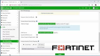 Fortinet How to Setup SSLVPN to Remotely Connect to a FortiGate firewall [upl. by Mcgraw505]