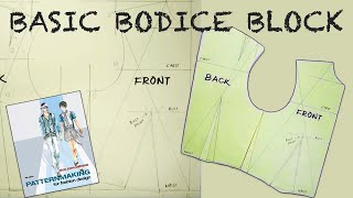 BASIC BODICE BLOCK  PATTERN DRAFTING LESSON  HELEN JOSEPH ARMSTRONG METHOD  LA MODÉLISTE [upl. by Meade]