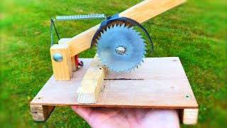 How To Make a Saw  Table Saw or Bench Saw Machine at Home DIY [upl. by Karilla757]