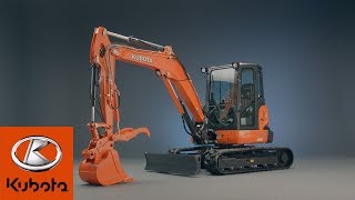 Unleashing Power and Precision Kubota U55 Series Excavator [upl. by Zitvaa]