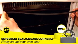 Fit a Universal Cooker Seal – Universal Oven Door Seal Guide [upl. by Silvester801]