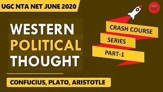 CONFUCIUS PLATO ARISTOTLE  Western Political Thought  Crash Course 1  UGC NTA NET  hindi [upl. by Hooke]