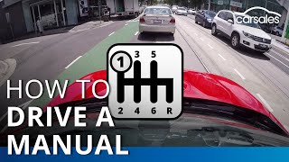 How to drive a manual  stick shift car carsales [upl. by Sawtelle]