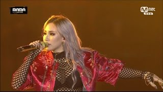 CL  나쁜 기집애  HELLO BITCHES amp 2NE1  FIRE  내가 제일 잘 나가 in 2015 MAMA [upl. by Fernas465]