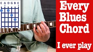 Blues Chords Guitar Lesson [upl. by Romilda]