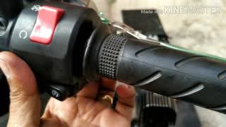 how to lubricate Throttle cable  Throttle play adjustment [upl. by Priscella]