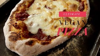 Ultimate Vegan Pizza From Scratch  The Buddhist Chef [upl. by Mariejeanne]