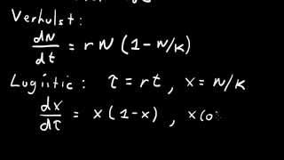 Logistic equation [upl. by Crowns]