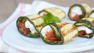 Involtini di zucchine grigliate  Ricette che Passione [upl. by Schroth775]