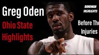 Greg Oden Ohio State Highlights [upl. by Annaerdna615]