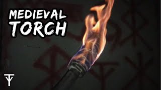 How to make a medieval torch [upl. by Max813]