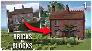 Minecraft  Flint Cottage  quotFrom Bricks to Blocksquot  Minecraft Building Guide [upl. by Oiralih]