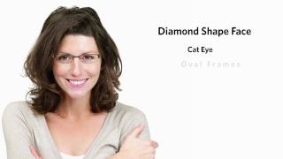 Best Womens Frames for a Diamond Face Shape [upl. by Ulita]