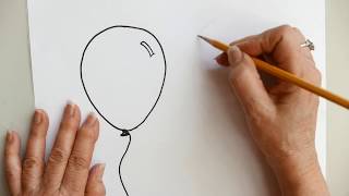 How to draw Balloons [upl. by Lyram]