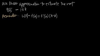 ESTIMATE THE ROOT with linear approximation KristaKingMath [upl. by Rodriguez]