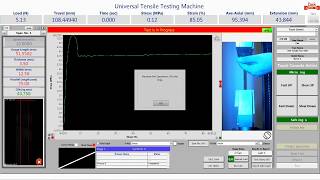 Tensile Test  Universal Testing Machine  Video Extensometer  Dak System Inc [upl. by Nodyarg]