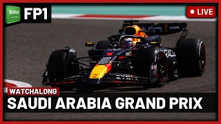 F1 Live Saudi Arabia GP Free Practice 1  Watchalong  Live Timings  Commentary [upl. by Aissila733]