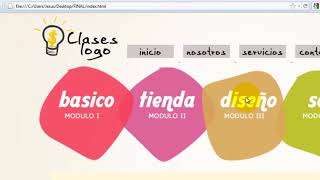 Como crear una pagina web completa en HTML  3 [upl. by Reiter]