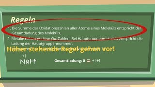 Oxidationszahlen bestimmen  Teil 1 Regeln  einfach erklärt [upl. by Ardnusal564]