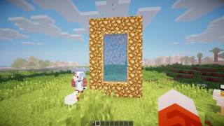 MINECRAFT Como hacer un Portal al CIELO [upl. by Lisan]