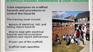 Safe Scaffolding Procedures and OSHA Inspections [upl. by Kcirrek]