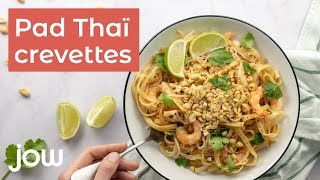 Recette de pad thaï crevettes [upl. by Giorgio]