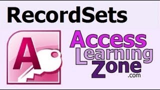 Microsoft Access Advanced Tutorial RecordSets in VBA [upl. by Akinihs220]