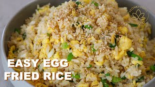 5 Minutes EASY Egg Fried Rice [upl. by Amsed]