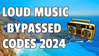 LOUD MUSIC BYPASSED Roblox Ids WORKING 2024 [upl. by Jarietta]