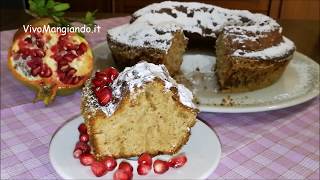 Ciambella al melograno  pomegranate cake [upl. by Terrye763]