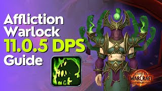 Affliction Warlock 1105 Beginner Raid amp M Guide [upl. by Nnagem]