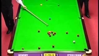 2004 World Snooker Championship SF Ronnie OSullivan vs Stephen Hendry Session 2 BBC [upl. by Almena]