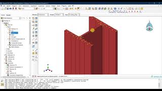 14 ABAQUS Tutorial Defining reference points and rigid body constraints [upl. by Eybba]