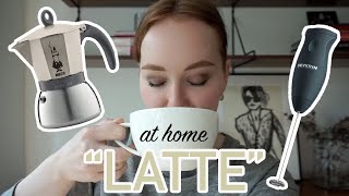 HOW TO MAKE A quotLATTEquot AT HOME moka pot  frother [upl. by Gardia]