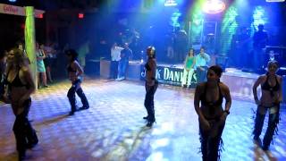 Gilleys Girls Line Dancing  Treasure Island TI Las Vegas [upl. by Baudoin]