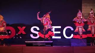 Yakshagana  Vidushi Mahima S Rao and Team  TEDxSJEC [upl. by Oglesby]