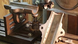 Machining new Babbitt Bearing Blocks for the Vance PlanerMatcher [upl. by Eicats]