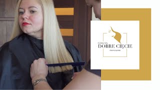 🔥 WŁOSY POD LINIJKĘ W 5 MINUT  How to CUT HAIR STRAIGHT EASY [upl. by Eberhard]