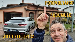 AUTO ELETTRICA FOTOVOLTAICO e ACCUMULO Come funziona [upl. by Ebony]