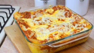 COMO HACER LASAGNA LASAÑA MUY FACIL  Recién Cocinados [upl. by Ruhtracm140]