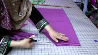 Simple Salwar Cutting [upl. by Ahsilav86]