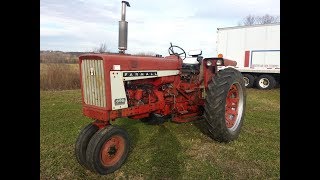 1965 Farmall 656 Antique Farm Tractor [upl. by Suoivatra]